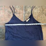 Nation Ltd NEW  Aya V Back Cami Tank Top Navy Size Medium Photo 4