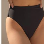 Anthropologie By  Mari High-Waisted Bikini Bottoms
Size small NEW Black Photo 0