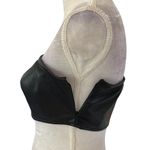 Good American Better Than Leather Bandeau Top Black 3 Large Photo 6