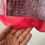 Elie Tahari Silk Sleeveless V Neck Mesh Top in Pink Women's Size S Photo 8