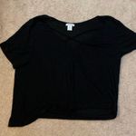 Bozzolo Black Shirt With Cross Detail Photo 1