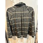 Zara Basic Gray Plaid Wool Blend Pea Coat Jacket Women's Outerwear Photo 6