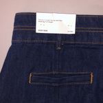 Ann Taylor NWT Size 10T Dark Blue Wash Wide Leg High Rise Denim Jeans Photo 5