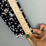 Hobbs Women’s Size 2 Navy White Floral Wrap Midi Dress Elegant Classic Core Blue Photo 7