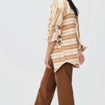 Everlane  the oversized plaid shirt striped jacket size S J1 Photo 2