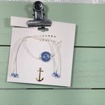 LC Lauren Conrad 🆕  Blue & White Anchor Bracelet Photo 1