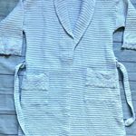 Women’s 100% Cotton White Waffle Knit Robe with Eyelet Accent Trim Size undefined Photo 6