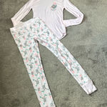 Old Navy  Candy Cane Sloth Christmas Pajama Set SIZE M/S Photo 0