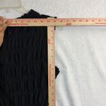 NWT ASTR The Label M Black Peplum Smocked Tie Top Eyelet Cottagecore WhimsyGoth Size M Photo 7