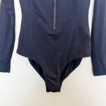 NWT Sea Level Swim Essential Long Sleeved One Piece Swimsuit Navy Blue Size 6 Photo 4