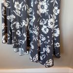Lime n Chili  Gray Floral Asymmetrical Dress Size Medium. Photo 2
