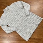 st. john's bay Vintage Womens M Beige Marled Cable Knit Thick Sweater Fisherman Photo 0