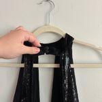 Free People  Film Noir Party Sequin Mini Dress Black Photo 8