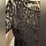 Free People ‎ floral mesh lace dress  black sz 12 Photo 4