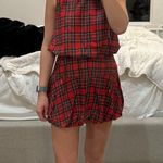 FancyD 2 Piece Bubble Set Plaid Red Photo 1