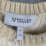 Derek Lam ‎ 10 Crosby Womens Size Large Rory Mixed Cable-Knit Sweater 100% Wool Photo 1