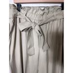 A New Day A New‎ Day Women's XXL Beige Paperbag High Rise Waist Cropped Pants Trousers NWT Photo 4