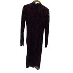 Ganni Gain Elegant Red and blue Lace Dress Flynn Photo 1