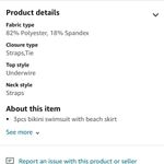 SOLY HUX Women's 3 Piece Tie Dye Bikini Set Swimsuit Photo 2