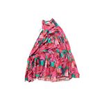 Carolina K Valley Kaftan Maxi
Dress Tiered Floral Print Sleeveless Tassels Med Pink Photo 2