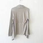 Michael Stars  Beige Draped Stretch Viscose Open Front Cardigan USA ONE‎ SIZE Photo 5