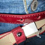 Kohls  burgundy bow tie belt Photo 2