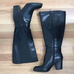 Naturalizer SOUL Black Wide Calf Chunky Heel Boot Knee High Size 6.5 New Photo 10