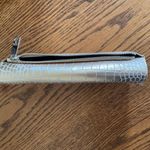 Tahari  Trifold Wallet Gold  Embossed Leather Crocodile Pattern CashCard Organize Photo 5