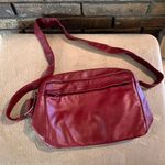 Perlina  Leather Oxblood Purse with Adjustable Strap Photo 0