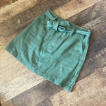 Harper Heritage  belted denim green mini skirt small Photo 2