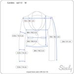 cropped blazer plaid ruffle hem Y2k brown blue Size M Photo 3