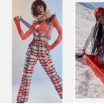 Free People All Prepped Print Bib Overalls Blue Size XS Photo 2