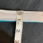 Handmade Faux Leather Keychain Silver and Teal One Size Lightweight Photo 0