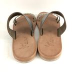 Joie  Womens Sandals Slides Leather Braided Gray Photo 3