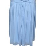 David's Bridal David’s Bridal Ice Blue Cowl Neck Special Occasion Dress Women’s Size 14 Mesh Photo 6