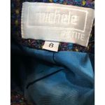 Vintage Michelle petites confetti blue wool blend boucle tweed short blazer Blue Size 8P Photo 7