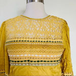 Anthropologie Bl-nk London Sunshine Peasant Top Size XXS Photo 5