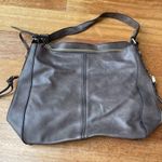 Gray Hobo Bag with Gold Hardware and Slouchy Silhouette and Lots of Pockets NWT Photo 2