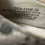 Alegria Algeria Den-435W Brenna embossed shoes flat black women slip on leather 38 (7.5) Photo 6