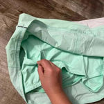 Lululemon  Run Pace Skirt Wagon Stripe Fresh Teal/White size 10 tennis run skort Photo 2