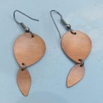Beautiful Vintage Copper Earrings, Western Boho Style Vintage Jewelry White Photo 4