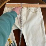 Driftwood  Colette Sunny Embroidered Raw Edge Jeans size 12 NWT Photo 5