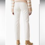 & Other Stories & Other Stories White Stretch Corduroy Straight Leg Pants Sz 6 Photo 4