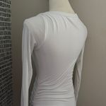 The Line By K Ruched White Mini Dress Photo 5