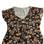 Anthropologie BB Dakota by Steve Madden Brown Floral Wildflower Romper Size M Size M Photo 7