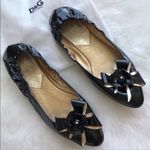 Dolce & Gabbana Flower Studded Flats Size 40 Photo 2