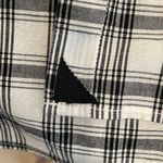 Untuckit Marina Cotton Plaid Button Down Shirt Size 4 New Black Photo 5