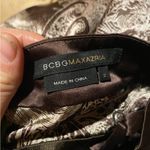 BCBGMAXAZRIA Vintage Y2K  100% silk babydoll paisley sequin dress Photo 5