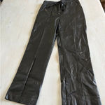 New! Deluc vegan black leather pants size small‎ Photo 0