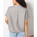 Evereve  Sophia Linen Resort Shirt Size XS Photo 7